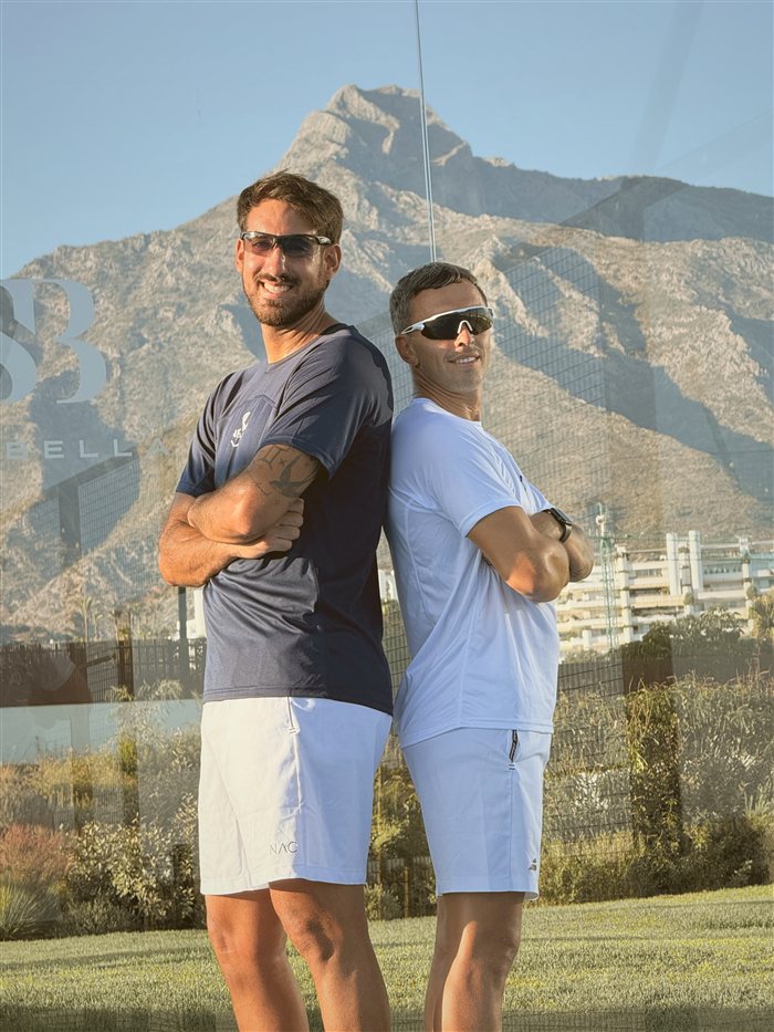 Riki Padrón y Juampi Vanella, head coaches de Nexum Padel